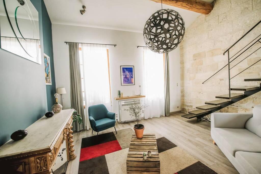 Duplex Climatise Centre Ancien 7Min A Pied Du Palais 6 Couchages Apartment Avignon Exterior foto